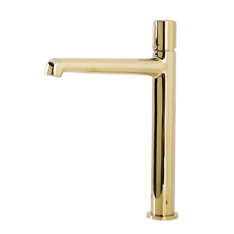 Смеситель для накладных раковин без донного клапана, золото Belbagno UNO-LMC-ORO-W0