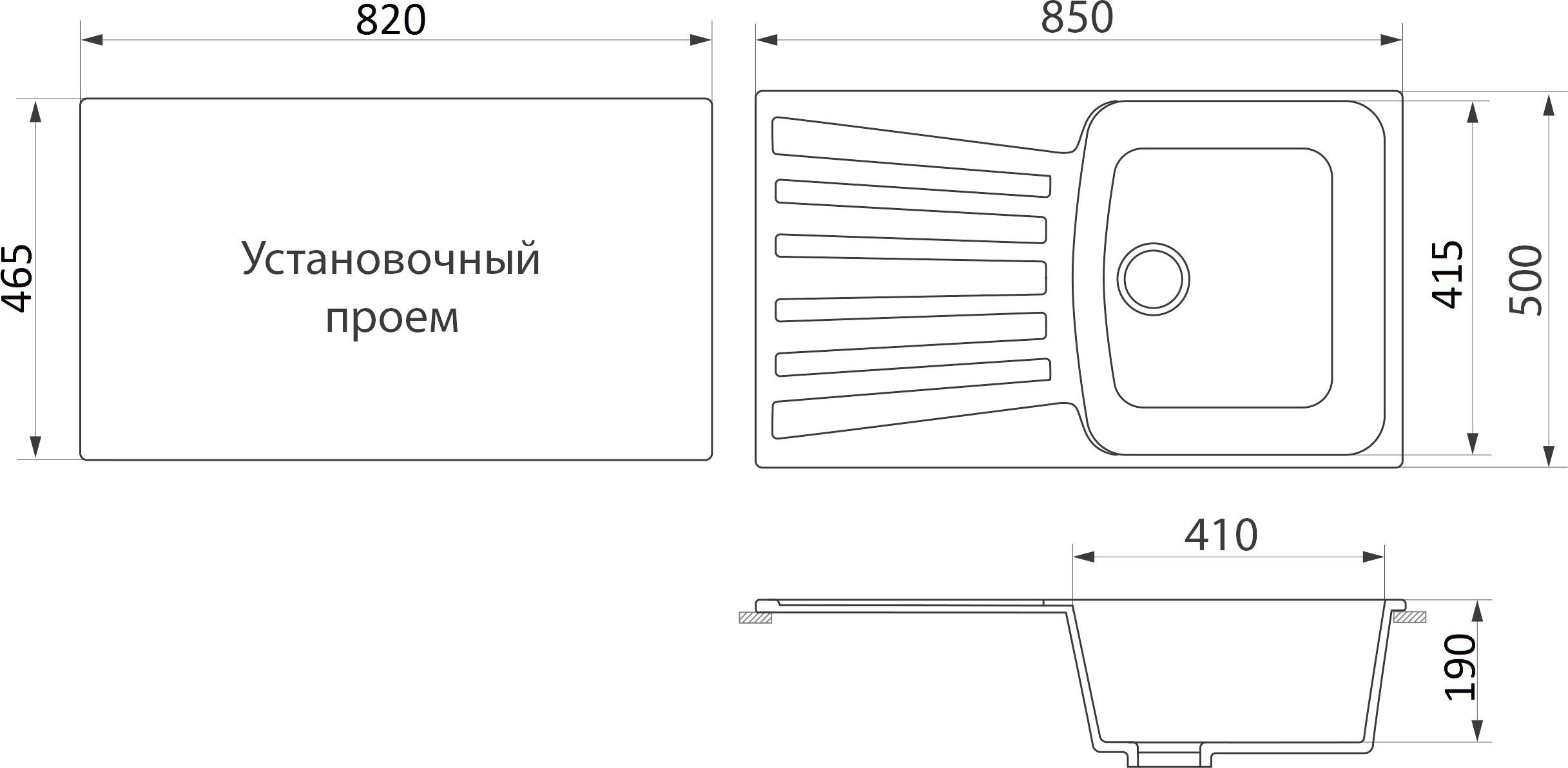 Мойка кухонная Белла BMC-12-302 песочная