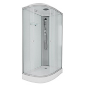 Душ.каб. NG-4312-14R (1200х800х2150) низкий поддон(13см) стекло МАТОВОЕ 3 места