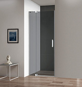 Душевая дверь в нишу Cezares SLIDER-B-1-100/110-GRIGIO-Cr хром