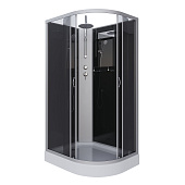Душ.каб. NG-3512-14LBKT (1200х800х2100-2400) низкий поддон(13см) стекло ТОНИРОВАННОЕ 3 места