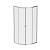 W88G-205-080MT64 X-Joy Twin Slide, Душевое ограждение без поддона, 80x80, профиль мат хром
