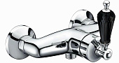 Смеситель для душа Vogue хром с черным Swarovski_Комплект