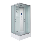Душ.каб. NG-33984-14QP (900х800х2150) средний поддон (26см) стекло МАТОВОЕ 4 места