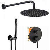 Душевой комплект REA LUNGO + BOX Black mat