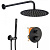 Душевой комплект REA LUNGO + BOX Black mat