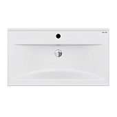 M85AWCC0802WG X-Joy, Раковина мебельная, керамическая, 80 см, встроенная, цвет: белый, глянец