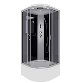 Душ.каб. NG-2508-14P (900х900х2150) высокий поддон(40см) стекло ТОНИРОВАННОЕ 4 места