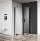 Душевой уголок Cezares SLIDER-R-2-90/100-C-NERO черный