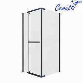 Стеклянное Ограждение MIMI ZQ91B душевое Ceruttispa без поддона (90x90x195)
