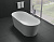 Акриловая ванна с белым сливом, с переливом, BELBAGNO BB71-1700-BIANCO, 1700x800x600