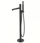 Напольный смеситель для ванны, чёрный Belbagno UNO-FMT-NERO