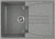 Мойка кухонная Белла BMC-40S-309 темно-серая