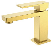 Смеситель для умывальника QUBIC Matt Gold