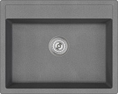 Мойка кухонная Сорренто DNN-1640.Q антрацит, 64х51 см, серая, кварцевая, встраиваемая, прямоугольная