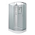Душ.каб. NG-3312-14LBKT (1200х800х2100-2400) низкий поддон(13см) стекло МАТОВОЕ 3 места