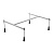 WILL-170-070W-R Каркас к ванне Willow 170 x 70 см