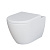 Унитаз Queen 113T20101R (570*360*400) БЕЛЫЙ МАТОВЫЙ подвесной БЕЗОБОДКОВЫЙ с толстой крышкой, 2 места
