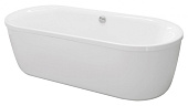 Акриловая ванна CEZARES METAURO-wall-180-80-40-W37, 180x80x40 с экраном и каркасом