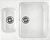 Мойка кухонная Белла BMC-09 белая