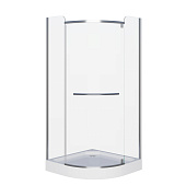 Душ.ограждение GR-7090 Classic 90*90*190 полукруг, дверь распашная 1 место