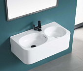 Раковина Double BRENTA (750х400х300) двойная подвесная Ceruttispa