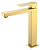 Смеситель для умывальника высокий QUBIC Matt Gold