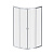 W88G-205-090MT64 X-Joy Twin Slide, Душевое ограждение без поддона, 90x90, профиль мат хром
