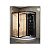 Сауна LUGANO Nero-L Black комбинированная 2в1 Ceruttispa 1800x1100x2230