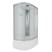 Душ.каб. NG-7310-14R (1200х800х2150) высокий поддон(40см) стекло МАТОВОЕ 4 места
