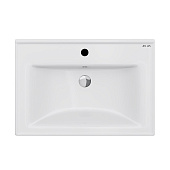 M85AWCC0652WG X-Joy, Раковина мебельная, керамическая, 65 см, встроенная, цвет: белый, глянец