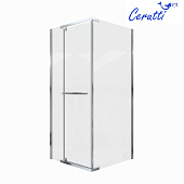 Стеклянное Ограждение MIMI ZQ91T душевое Ceruttispa без поддона (90x90x195)