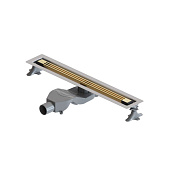 Душевой лоток B&T INFINITY 60см, нерж.сталь ЗОЛОТО   DT 060 21 21 S11