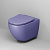 Унитаз GR-4411LIMS Color (550*365*395) ФИОЛЕТОВЫЙ МАТОВЫЙ подвесной БЕЗОБОДКОВЫЙ