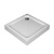 W90T-403-090W Gem, душевой поддон квадратный, 90х90 с сифоном, белый