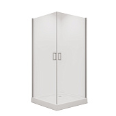 Душ.ограждение NG-6603-08 (90*90*190) квадрат, двери распашные, 1 место