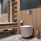 Унитаз ADIGE Aria MW подвесной, матовый белый Ceruttispa CT9245