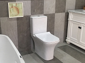 Унитаз-компакт VETTORE MW напольный, матовый белый Ceruttispa CT9240