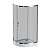 W83G-315-090CG Like Solo Slide Стекла для душ. ограждения 90x90, стекло тонированное, проф хром глян