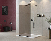 Душевая перегородка CEZARES LIBERTA-L-2-120-BR-NERO