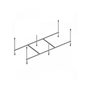 W88A-170-070W-R X-Joy, каркас в комплекте с монтажным набором 170х70 см, шт