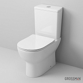Унитаз Grossman GR-4448S (680*390*790) напольный с тонкой крышкой